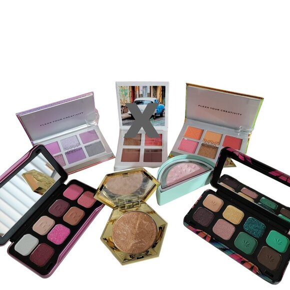 6 Piece Revolution London Makeup Palette Powder Eyeshadow Blush Bundle Create - Picture 2 of 10